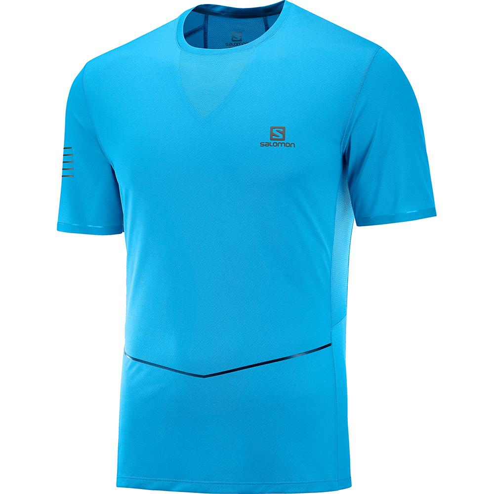 Camisetas Salomon SENSE ULTRA M Hombre Azules - Chile (SIT-619382)